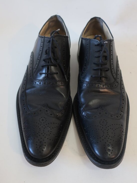 Mens Dolce & Gabbana Black Leather Oxford Lace Up Derby Shoes 10 main image 6